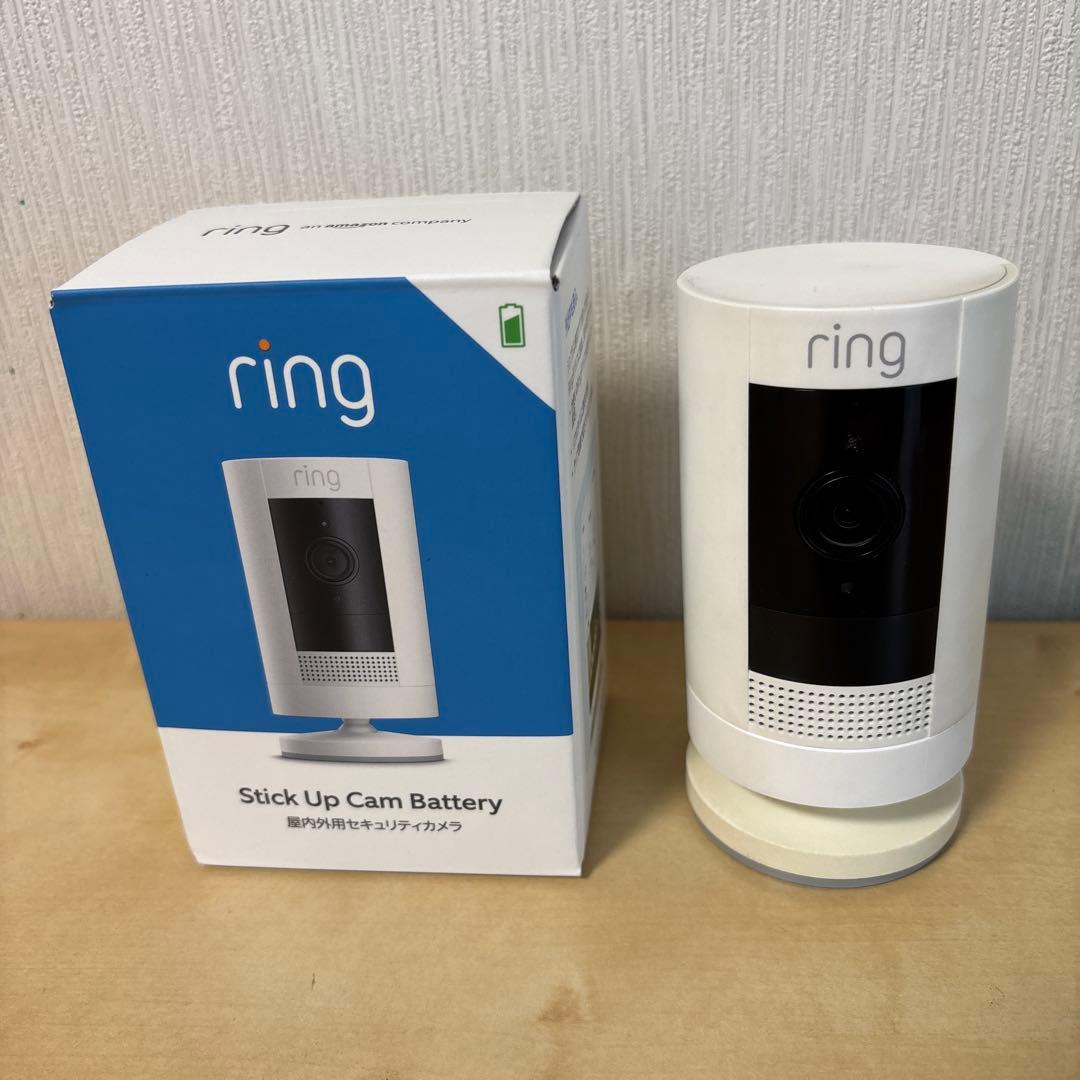 Ring Stick Up Cam Battery 電源アダプタセット