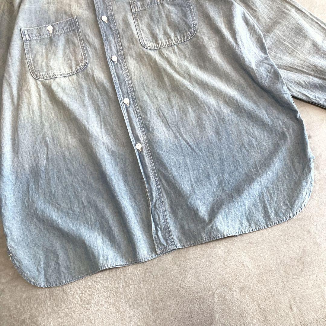 新品✨BOWWOW シャンブレーシャツ ヴィンテージ加工 XL - メルカリ