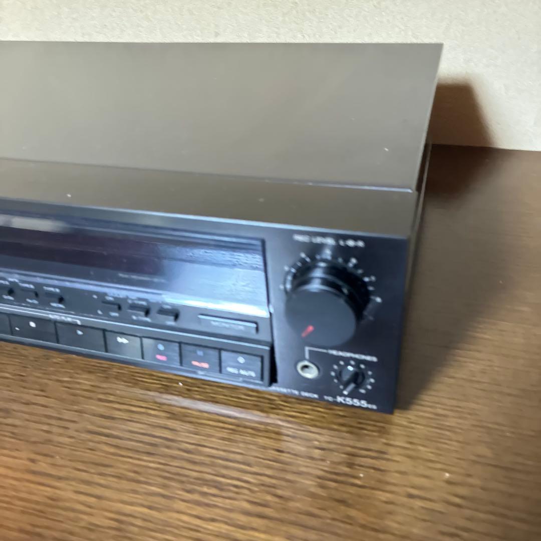 SONY カセットデッキTC-K555ES　通電確認済（ジャンク品）