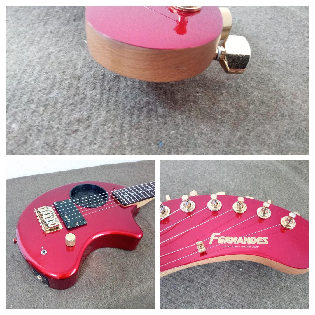 フェルナンデス ZO-3ギター レッド×ゴールドパーツ - メルカリ