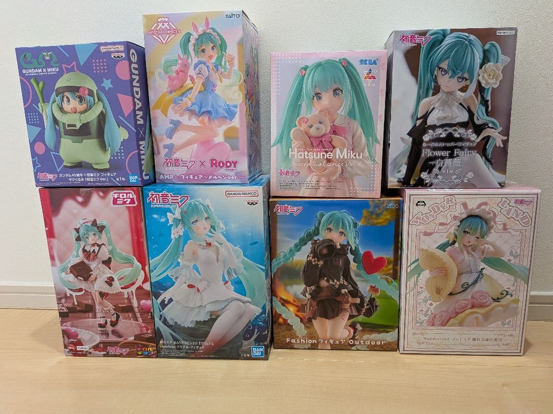 【新品未開封】初音ミク フィギュア 8体セット まとめ売り 未開封 初音ミク 1/8スケールフィギュア 楽天市場】初音ミク 1／8の通販