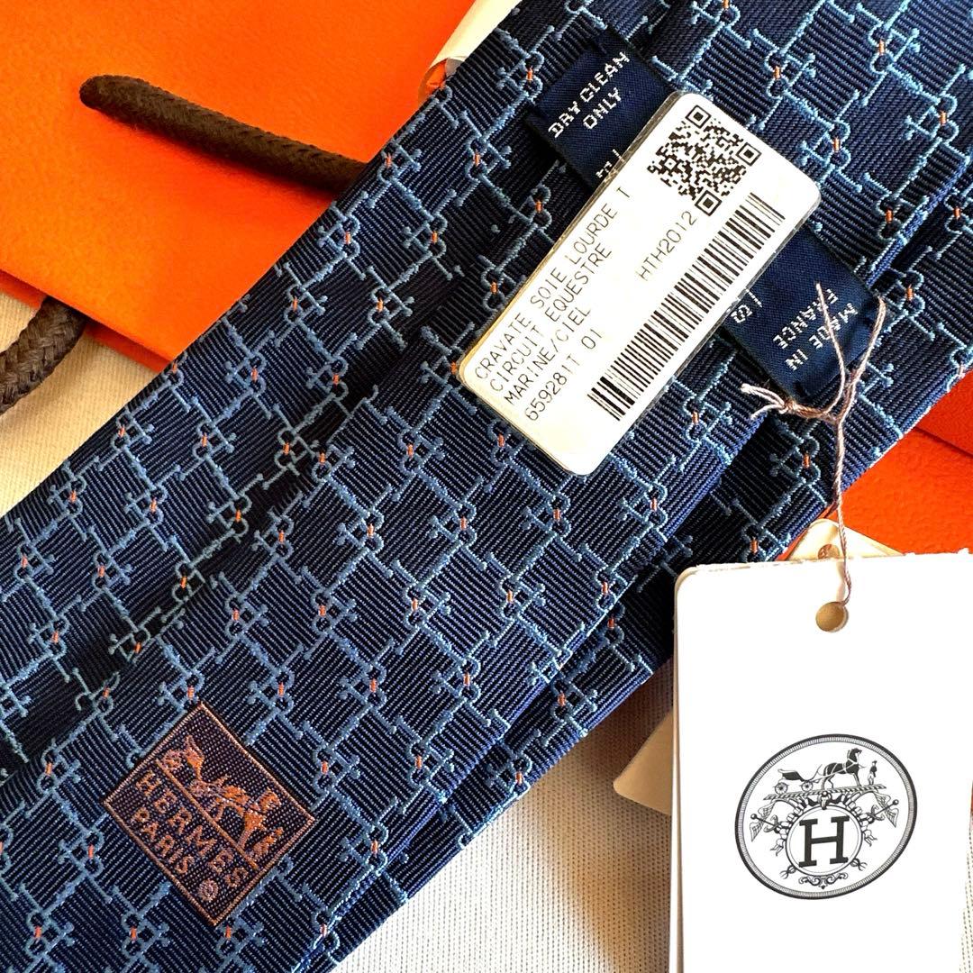 エルメス ネクタイ《乗馬のサーキット》新品　未使用