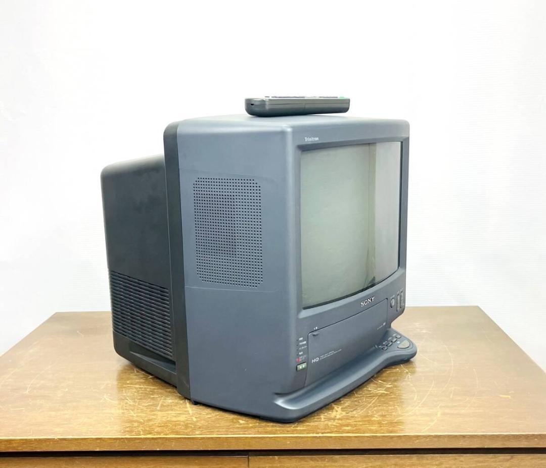 【ビデオ再生OK】SONY TRINITRON KV-14VH03 テレビデオ