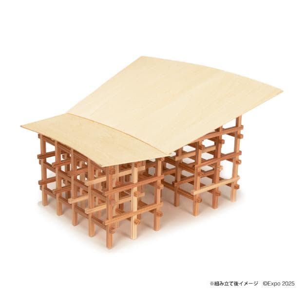 万博EXPO2025 The Grand Ring 木製工作キット大屋根リング - メルカリ