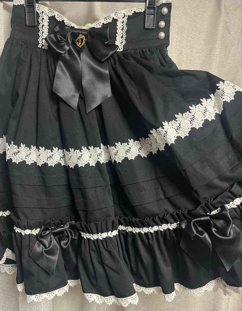BABY Dear Roseスカート 黒 ブラック - メルカリ