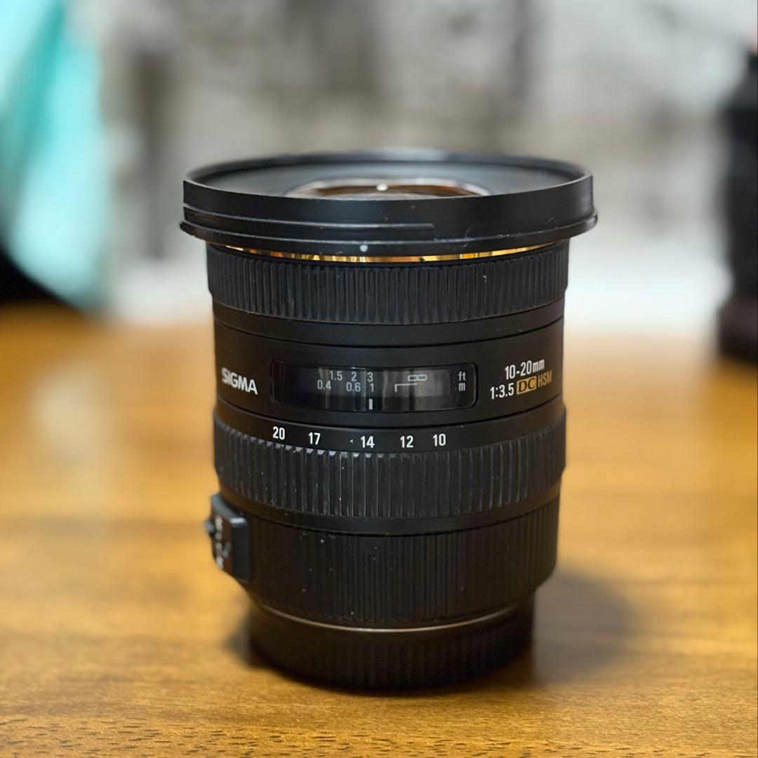 広角レンズ　SIGMA 10-20mm