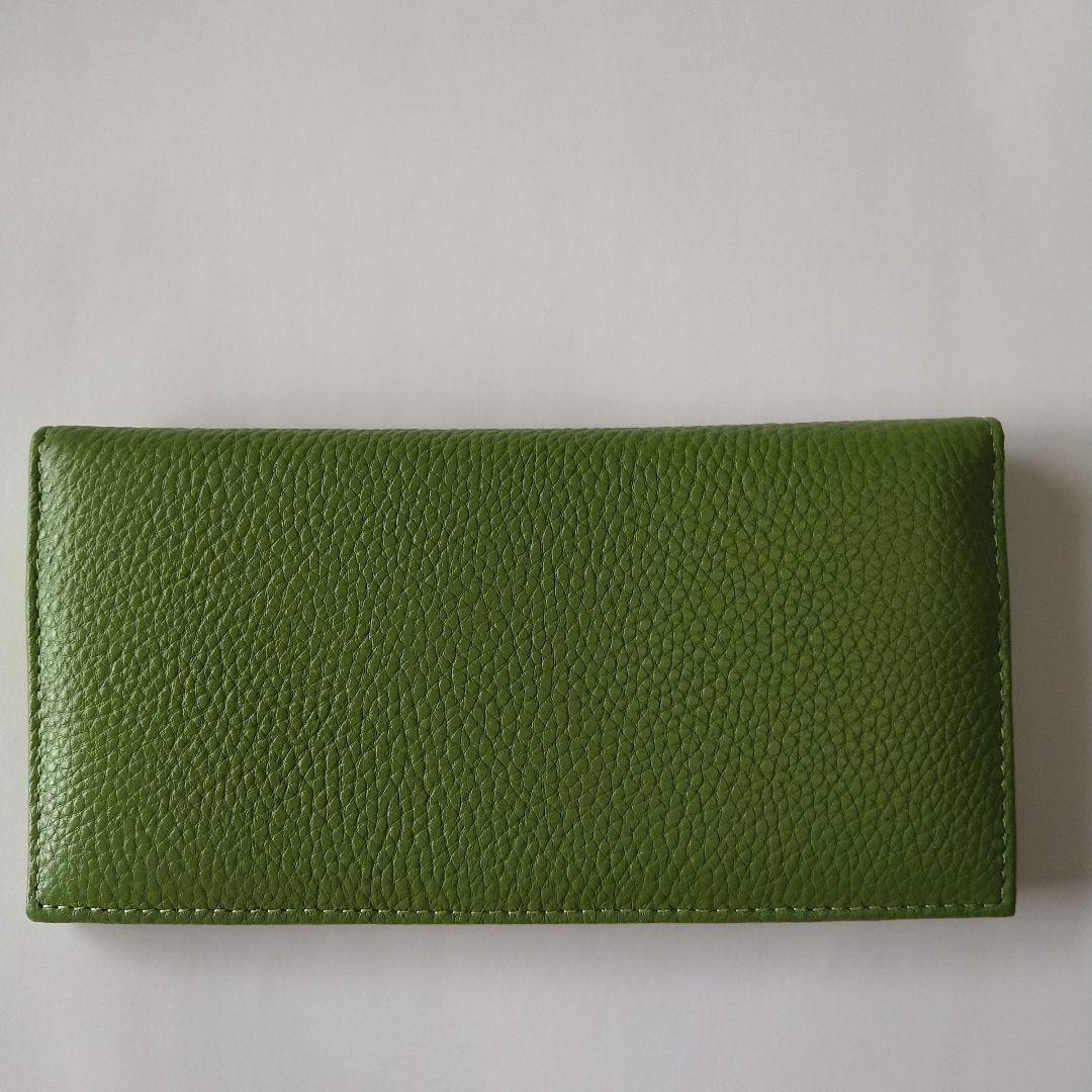 菊の御紋の長財布 皇居限定品 本革製品 グリーン - メルカリ