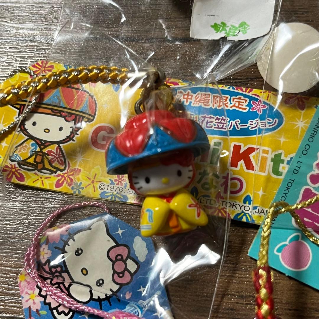ハローキティ ご当地キティ マスコットストラップセット（根付