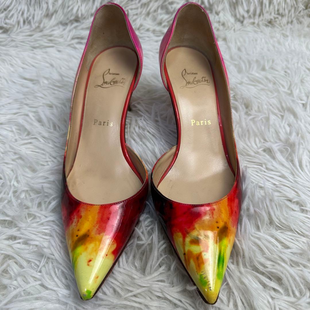 Christian Louboutin ハイヒール マルチカラー 伊製 24.5 - メルカリ