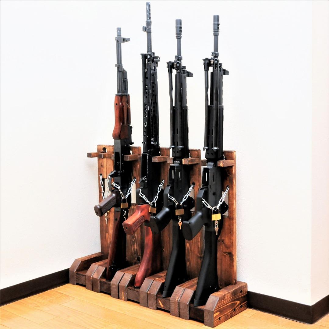 2台セット 89式/64式小銃専用木製銃架 チェーンロックつき！ - メルカリ