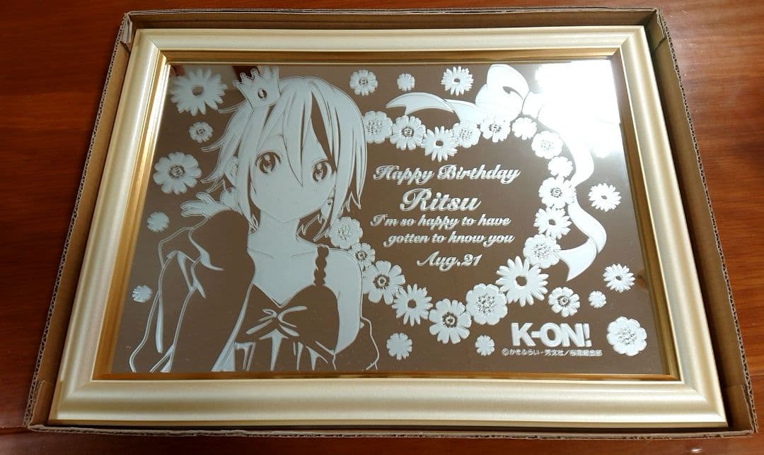 けいおん！田井中律 BD記念 オリジナルミラーボード - メルカリ