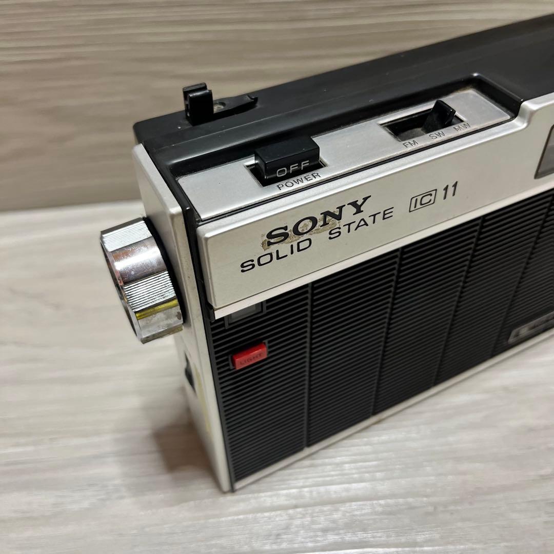 SONY IC 11 ICF-110 動作品　レア　希少　ソニー レトロ　昭和