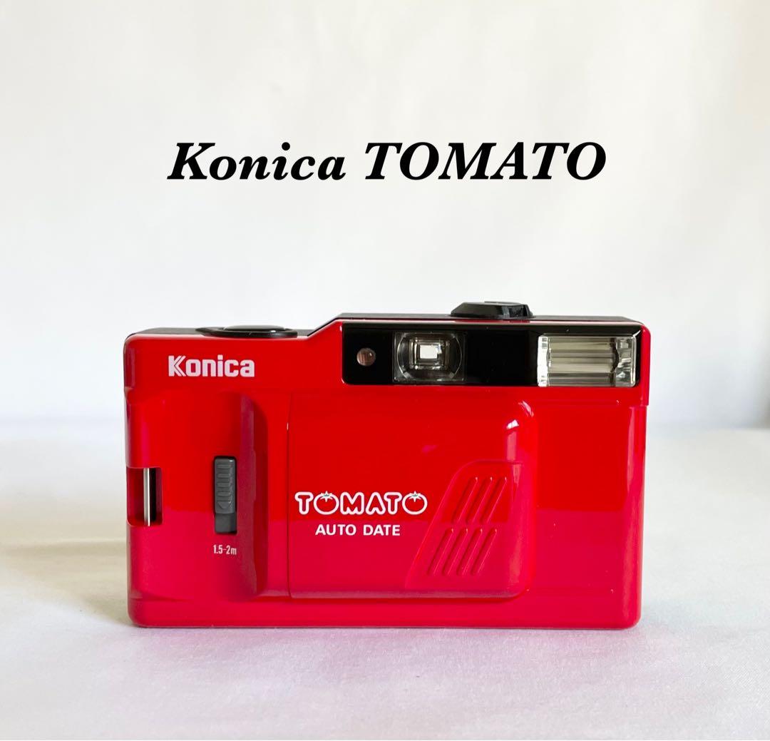 【完動品】Konica TOMATO フィルムカメラ 動作確認済み Konica Tomato 35mm Point And Shoot Film Camera