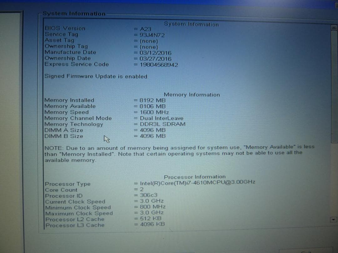 訳アリ動作品　E6440　OS:Windows11、MS Office2024