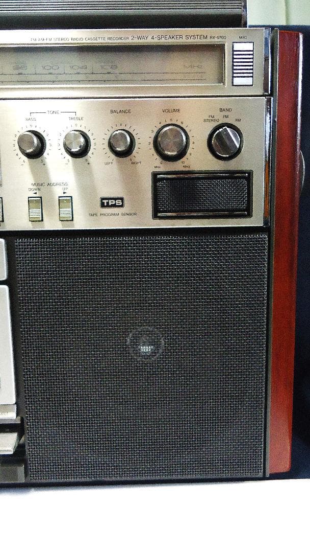 ♪昭和銘機 整備清掃ラジカセ National 「Disco M」RX-5700