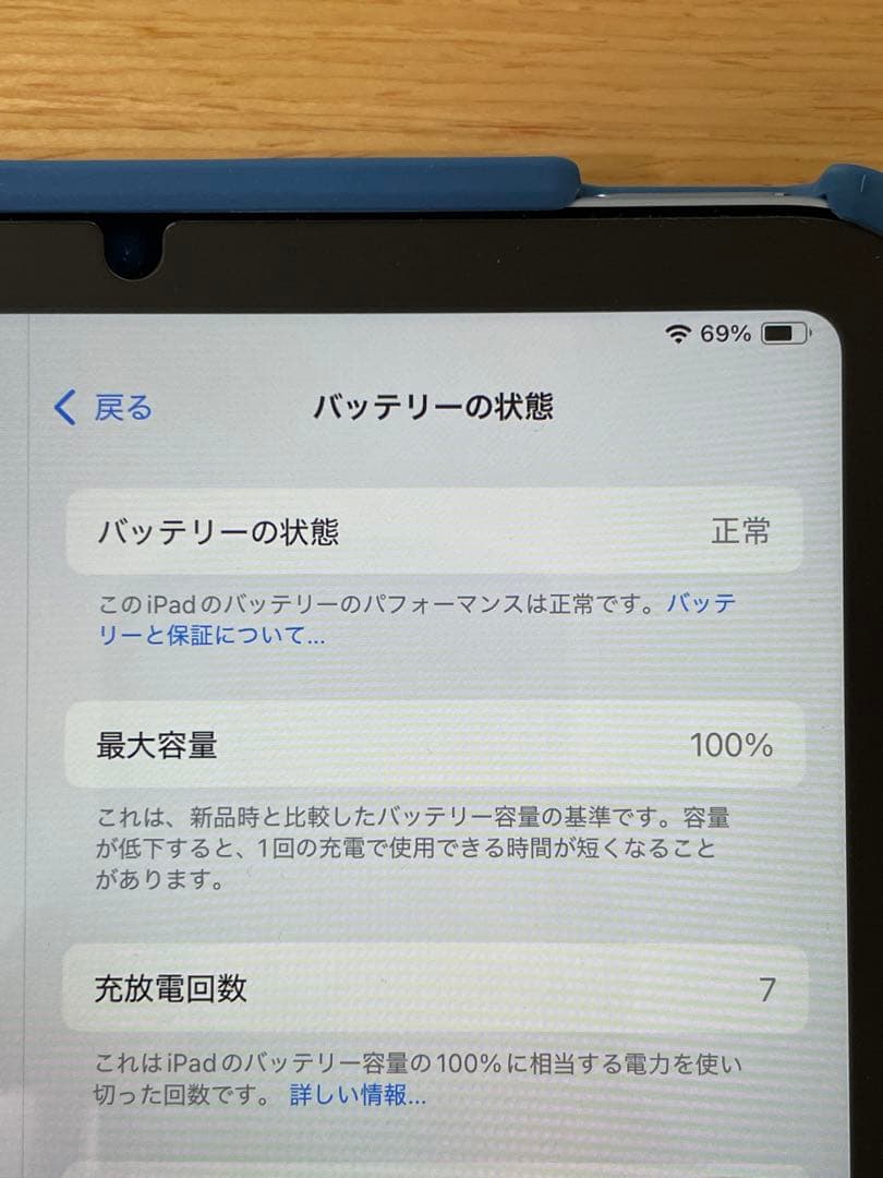 iPad mini A17PRO第7世代 128GB Wi-Fiブルー 美品