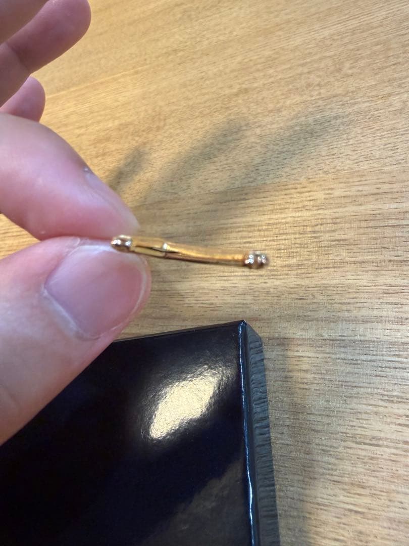 k18 十字架　ネックレス　1.5g