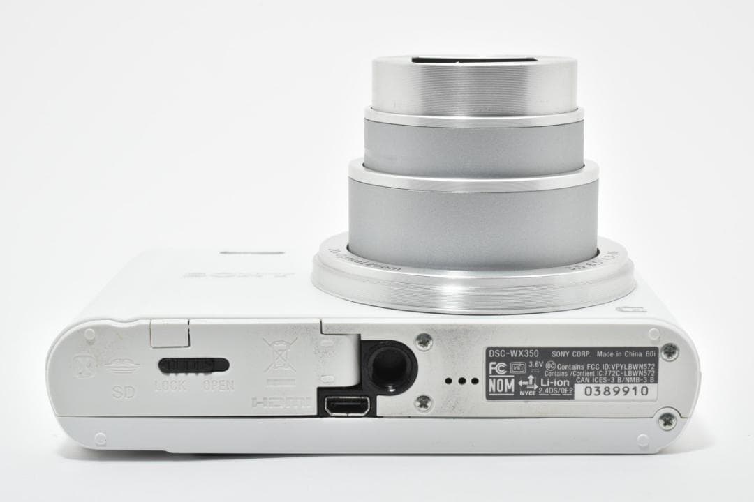 【美品】SONY Cyber-shot DSC-WX350 ホワイト　動作確認済