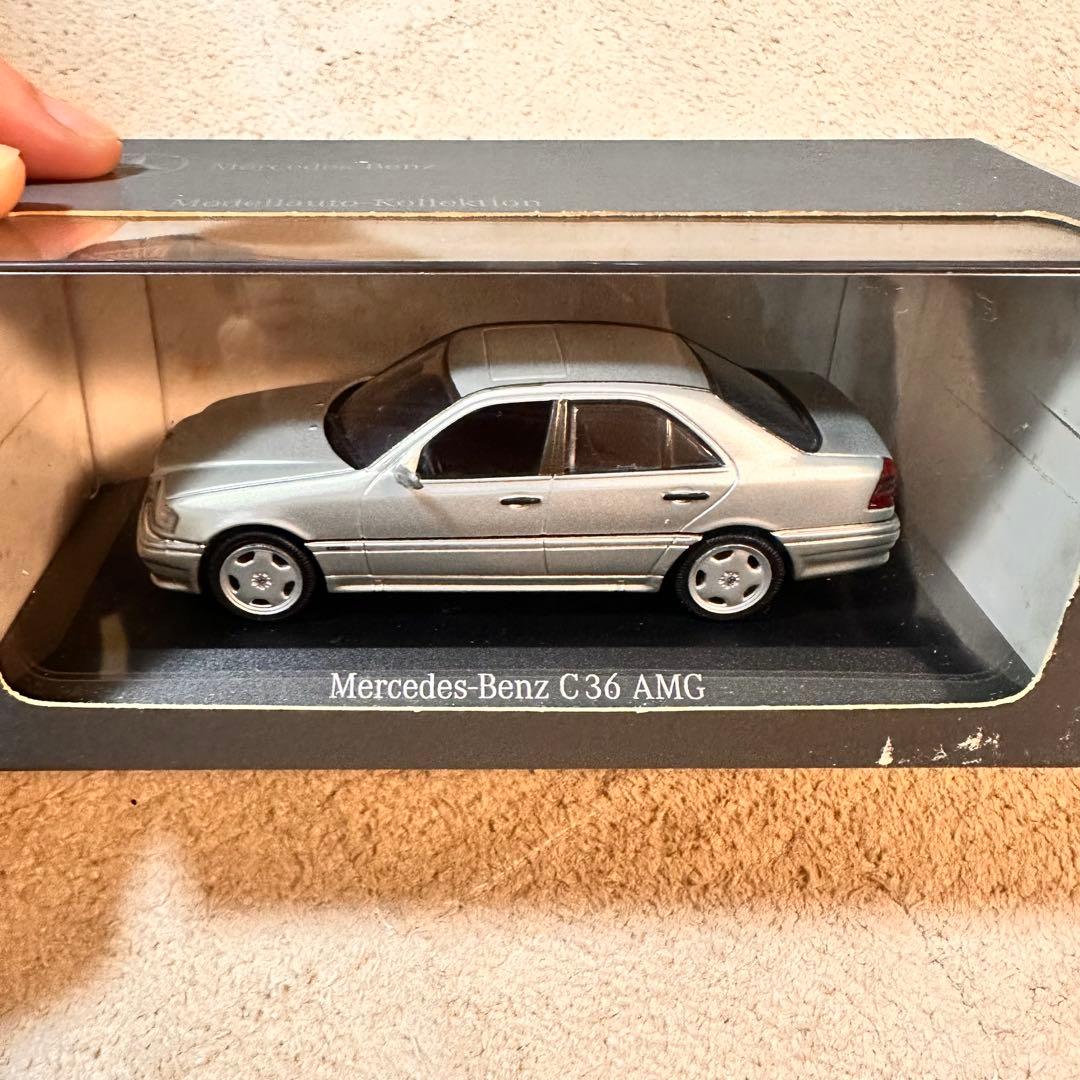 ベンツ Mercedes-Benz C36 AMG ミニカー 1:43 シルバー - メルカリ