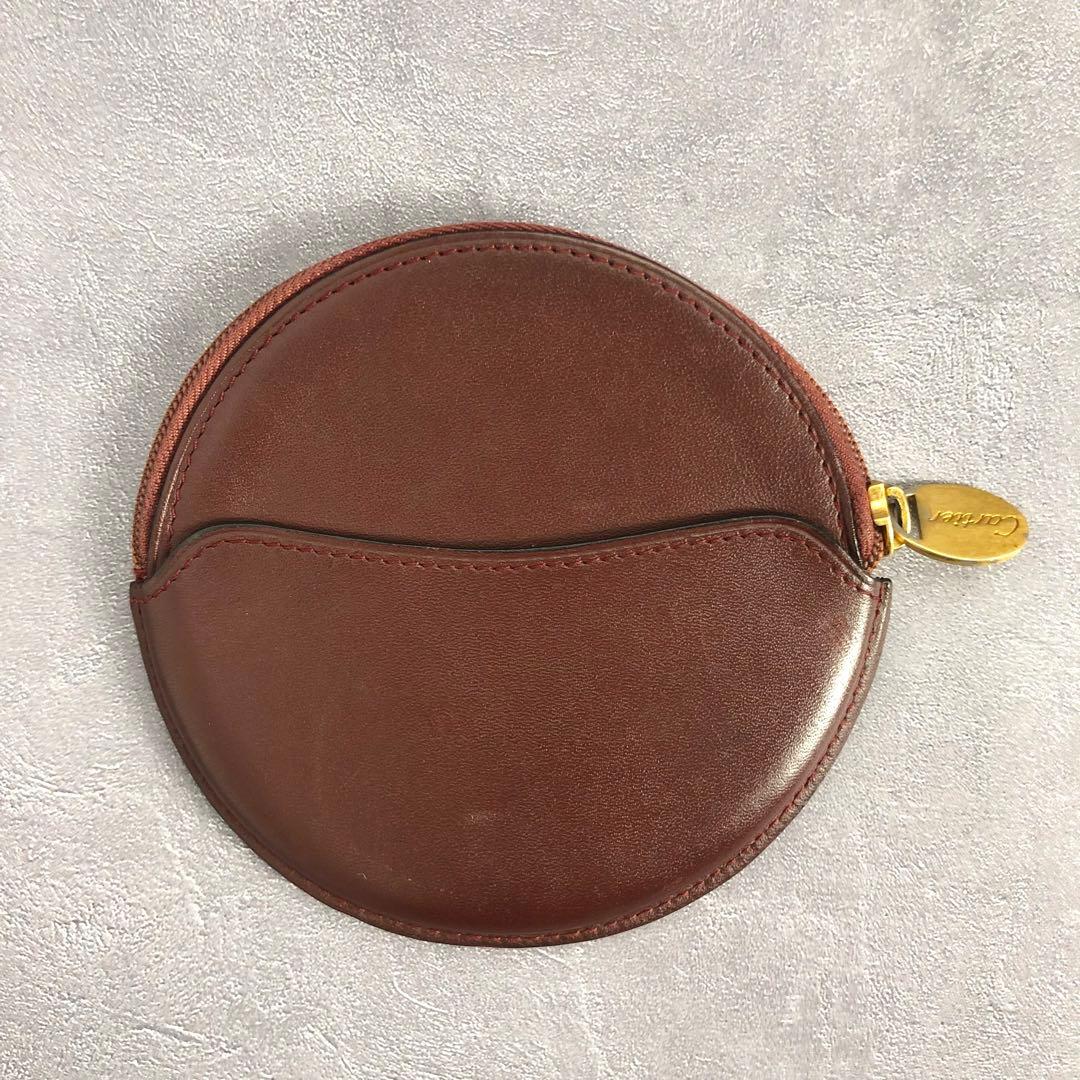 ✨️美品✨️ カルティエ マストライン 丸型 小銭入れ コインケース