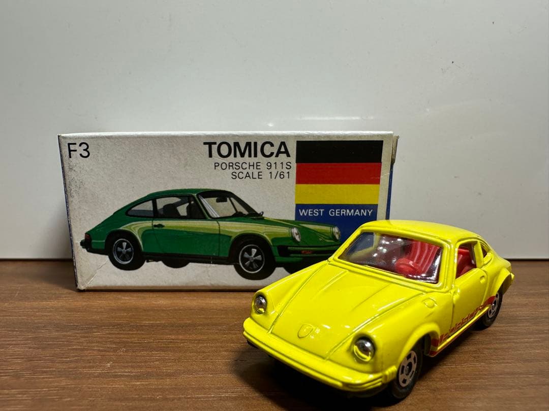 トミカ 外車シリーズ 日本製 F3 1/61 ポルシェ911S - メルカリ