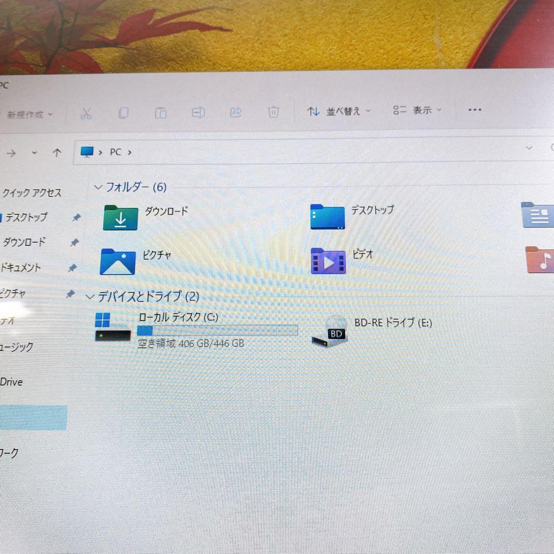 NEC 一体型PC デスクトップパソコンCore i7 8GB 管A100