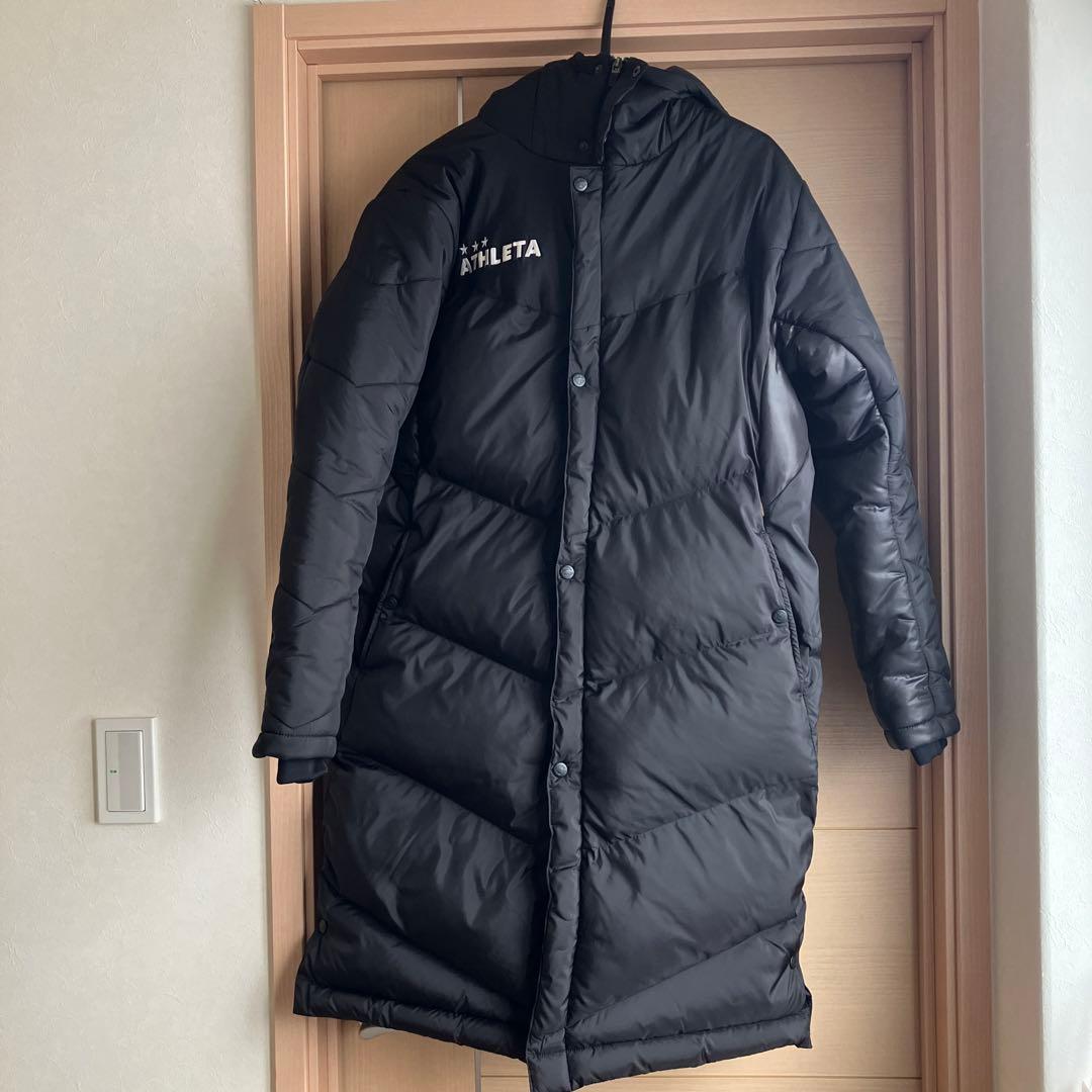 アスレタ ベンチコートM 美品★ ATHLETA（アスレタ） ベンチコート 大人用 サッカー フットサル 中綿