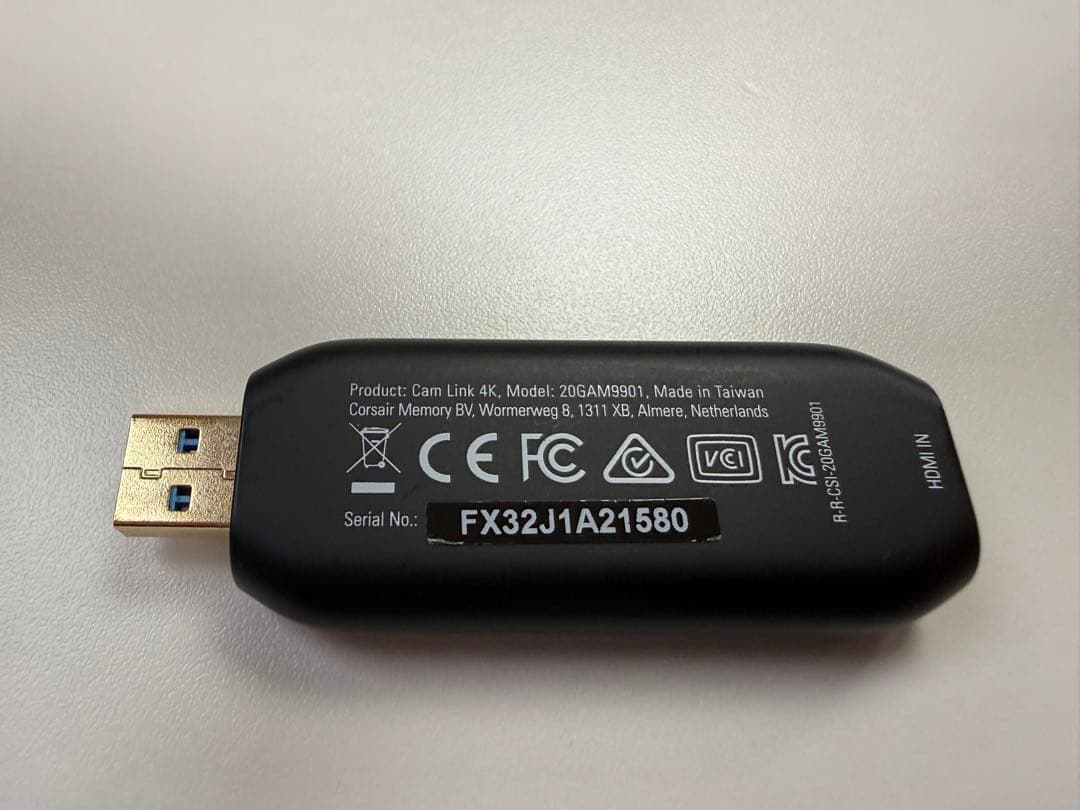 ビデオキャプチャー・キャプチャーボード elgato CAM LINK 4K