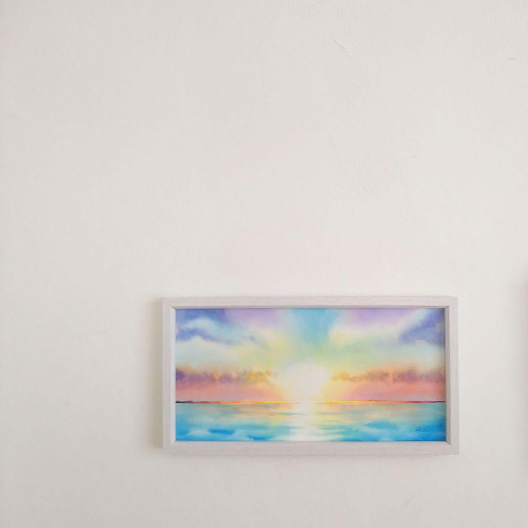 癒しの水彩画1055 あさのひかり