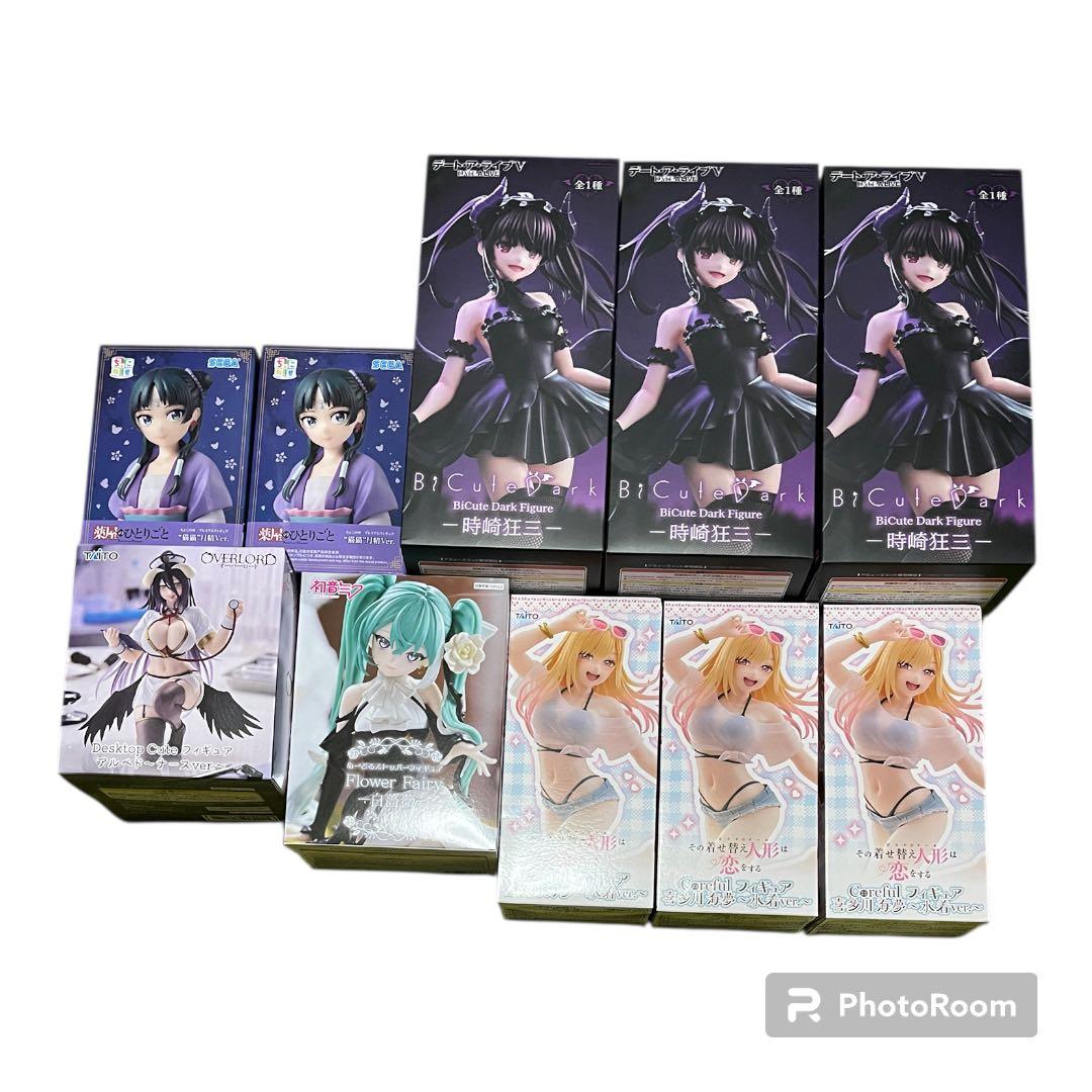 人気　美少女プライズフィギュア　まとめ売り　海夢　狂三　猫猫　初音ミク　アルベド 人気 美少女プライズフィギュア まとめ売り 海夢 狂三 猫猫 初音ミク