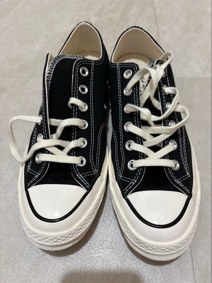 【美品】コンバース CT 70 チャックテイラー25.5cm 箱有ブラック 新品未使用】箱付き【コンバース】converse【CT70】【黒】【チャック