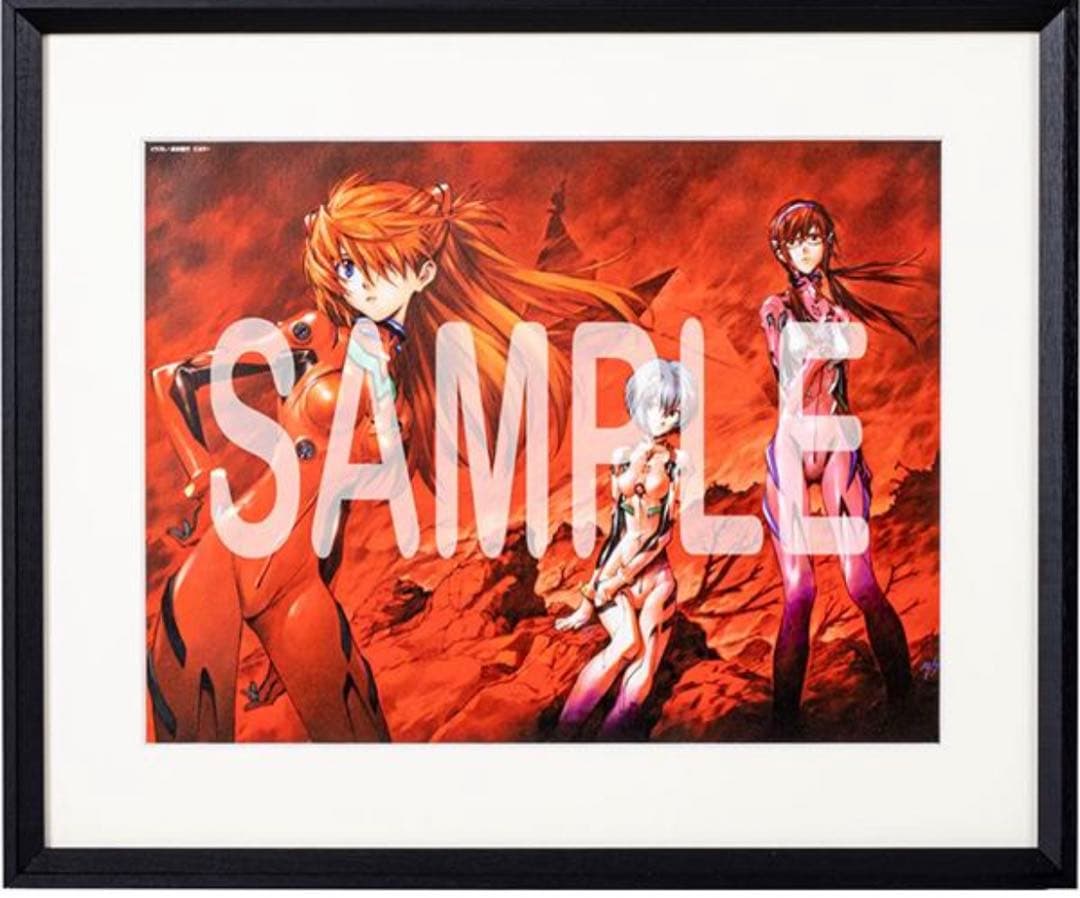 エヴァンゲリオン 複製原画 貞本義行 アスカ マリ レイ - メルカリ