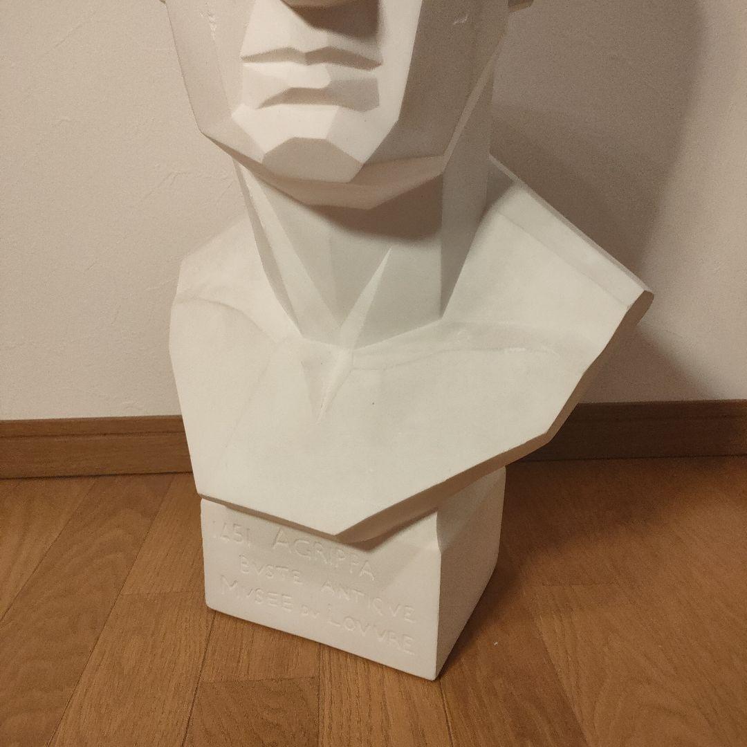 冨士石膏像 石膏像 アグリッパ 面取り 胸像 高さ60cm - メルカリ