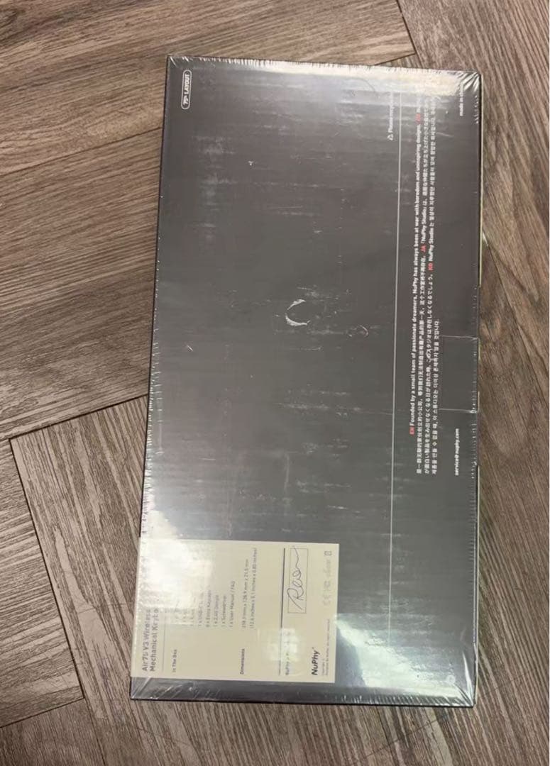 NUPHY　メカニカルキーボード Air75 V3・Ansi・Red nano軸