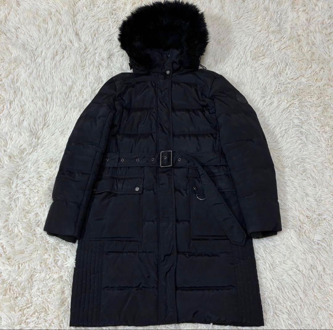 ラルフローレン ブラックダウンコート 3way ファー ベルト付 - メルカリ