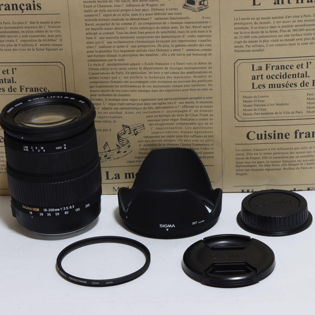 ⭐︎広角〜望遠&手ブレ☆Sigma 18-200mm OS for キャノン ☆
