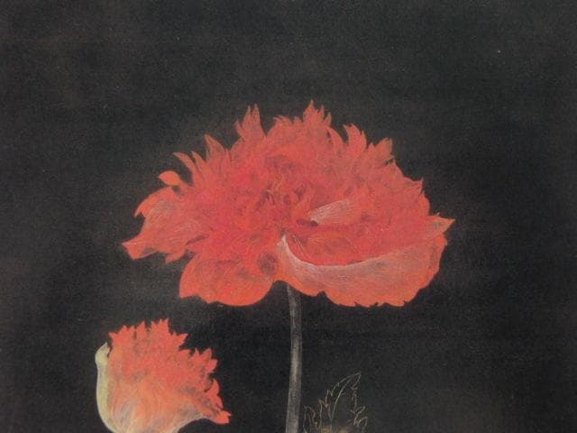 松本祐子、【微光】、希少な額装用画集より、新品額装付