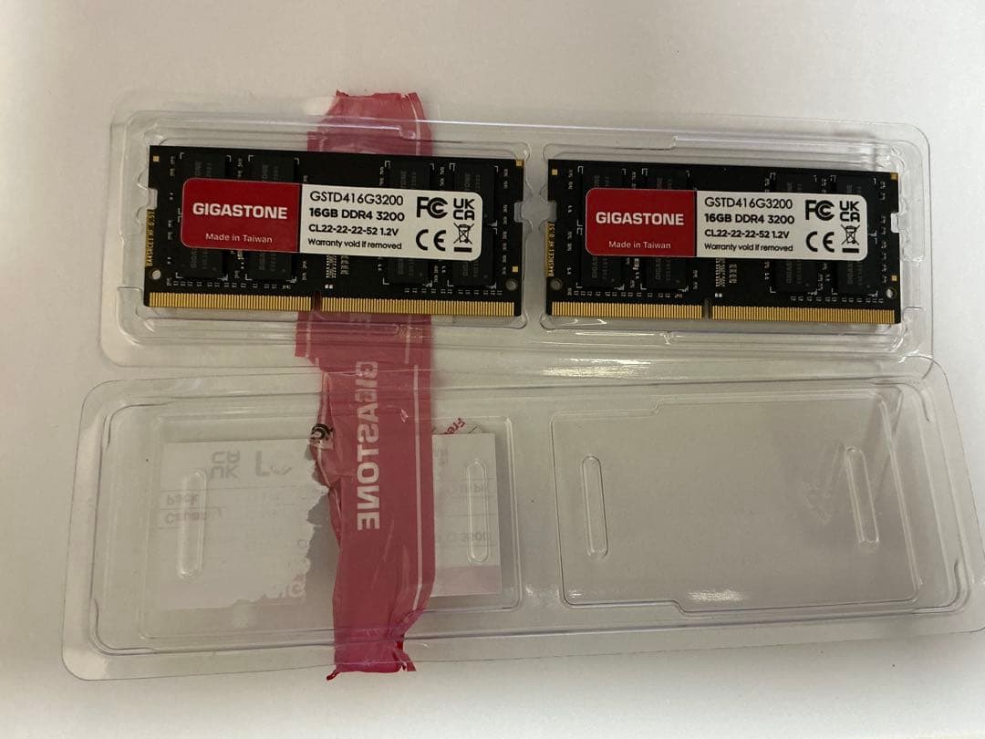 GIGASTONE ノートPC用メモリ　計32GB GSTD416G3200