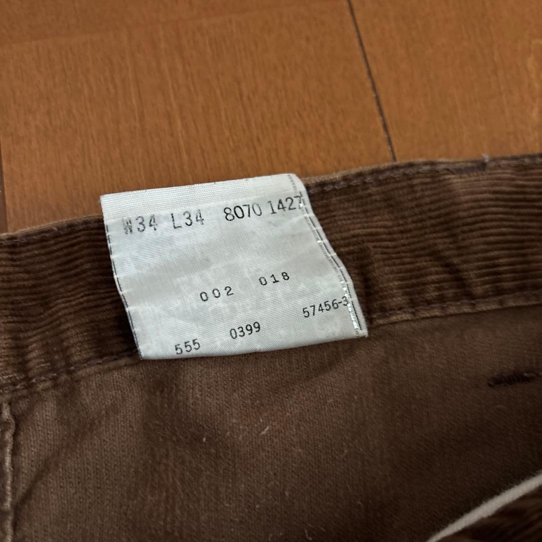 90s Levi's コーデュロイパンツ W34 L34