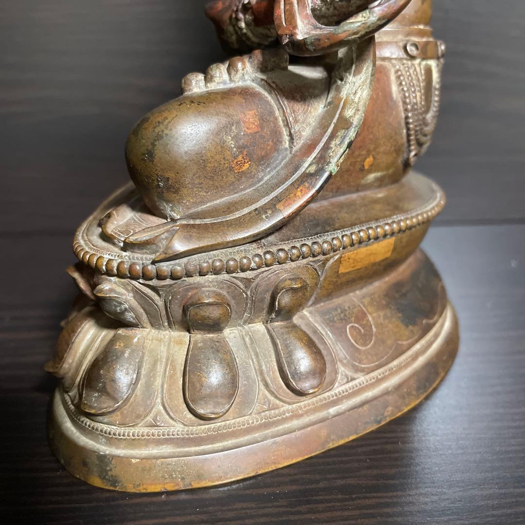 仏像 骨董 金属製