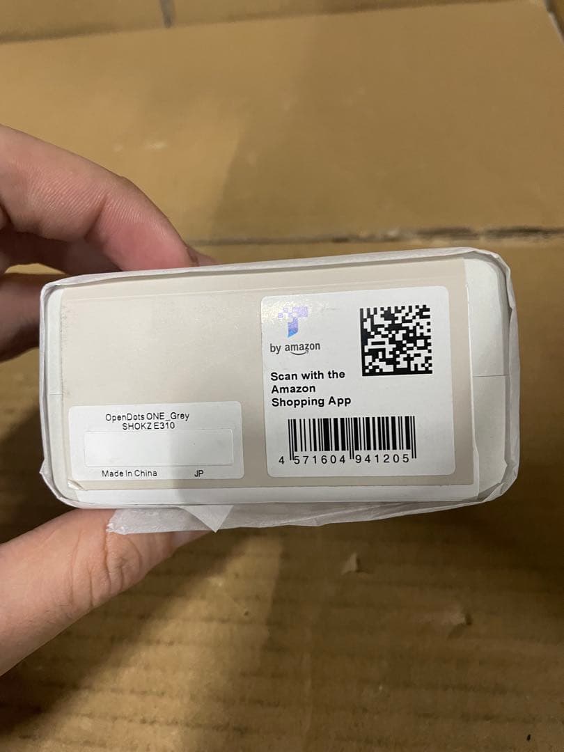 Shokz OpenDots ONE イヤーカフ ワイヤレスイヤホン グレー
