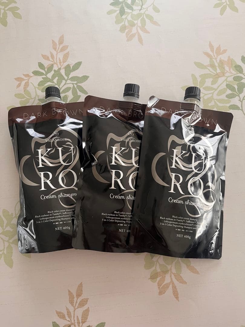 VALANROSE Kuro クリームシャンプー ダークブラウン 400ml KUROクリームシャンプー | VALANROSE(バランローズ)【公式】