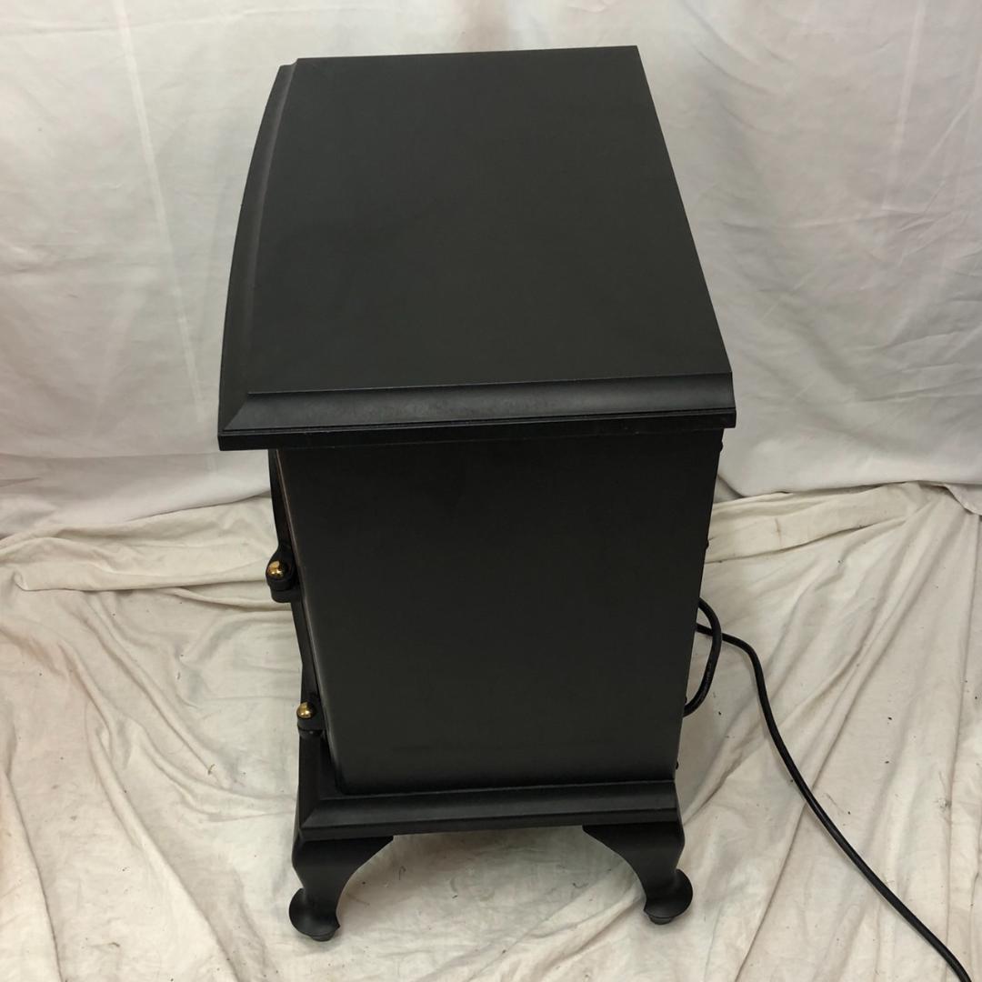 【ほぼ未使用】山善 YAMAZEN クラシックデザイン 電気ヒーター ブラック