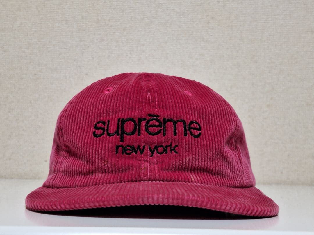 【レア】Supreme　Corduroy　Classic Logo　\"Pink\"