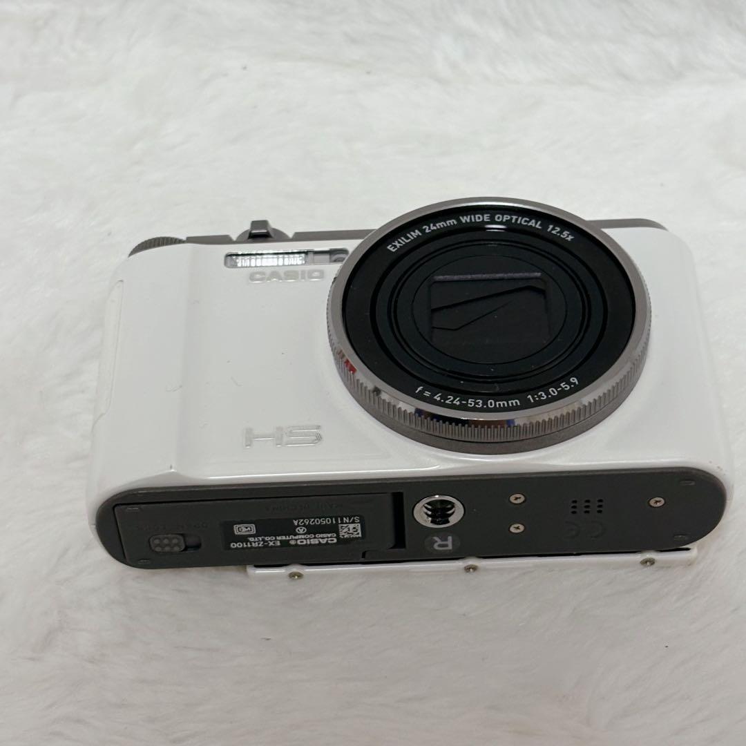 【極美品】CASIO EXILIM EX-ZR1100 ホワイト 動作品