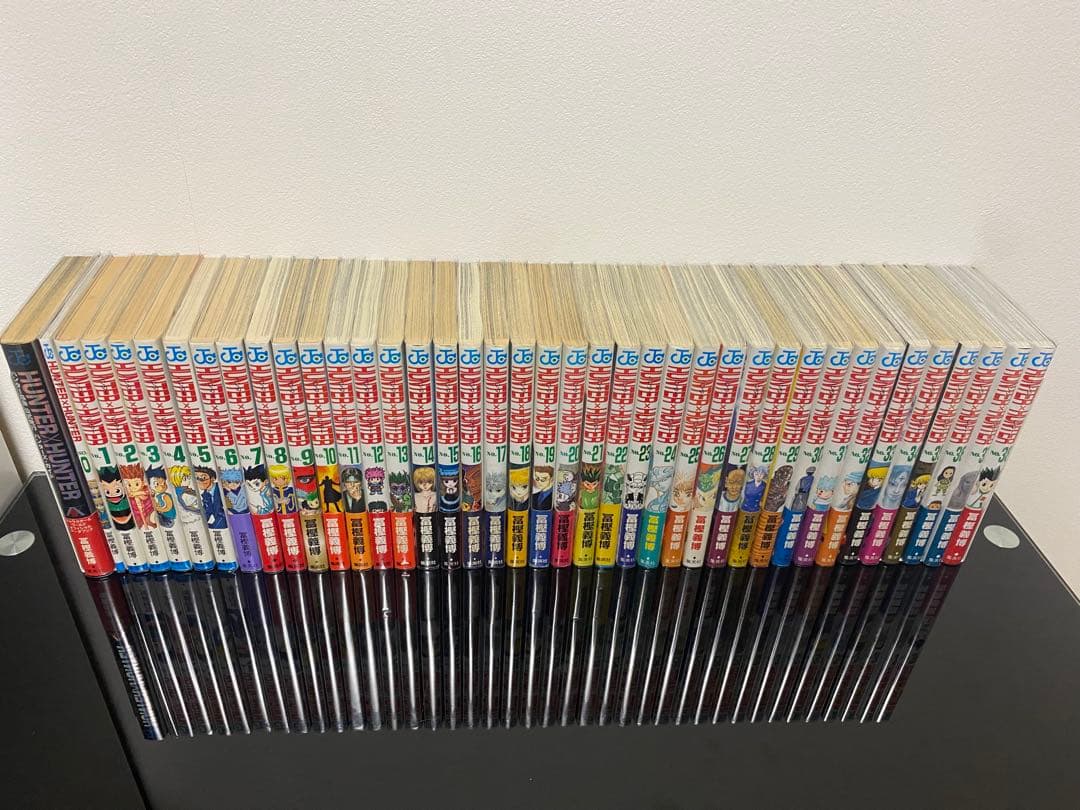 HUNTER×HUNTER 全巻初版帯付き　特典付き HUNTER×HUNTER ハンターハンター 全巻 初版 帯付き 広告つき 全て初版