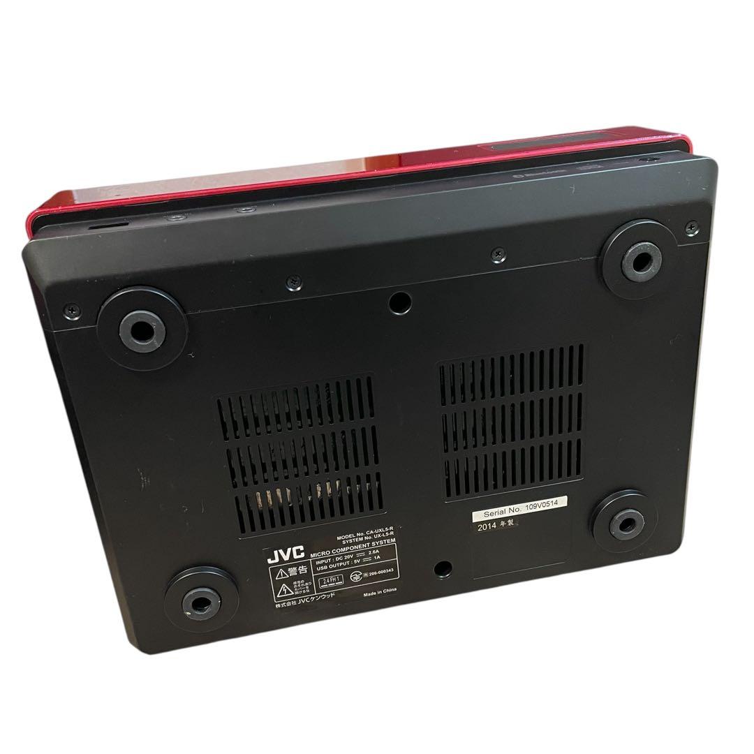 【美品】JVCケンウッド UX-L5-R レッドミニコンポ UX-L5-B