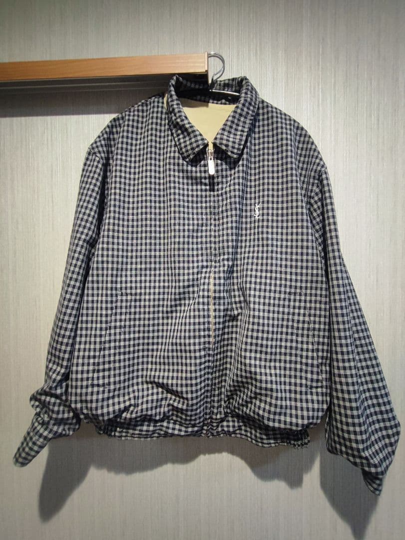 80s YVES SAINT LAURENT リバーシブルスウィングトップ - メルカリ