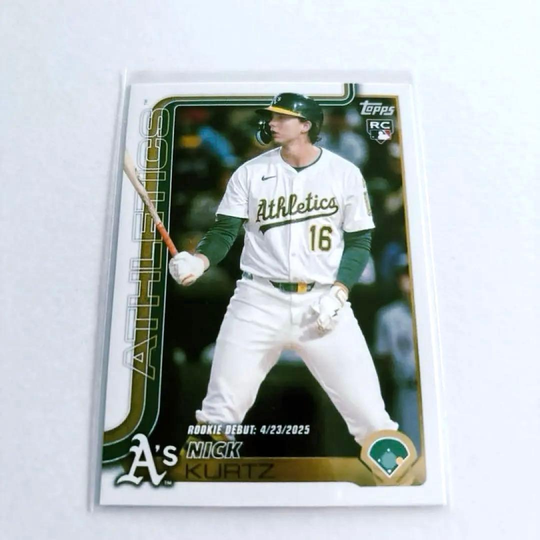 ニック・カーツ topps デビューカードUPDATE SERIES 2025 - メルカリ