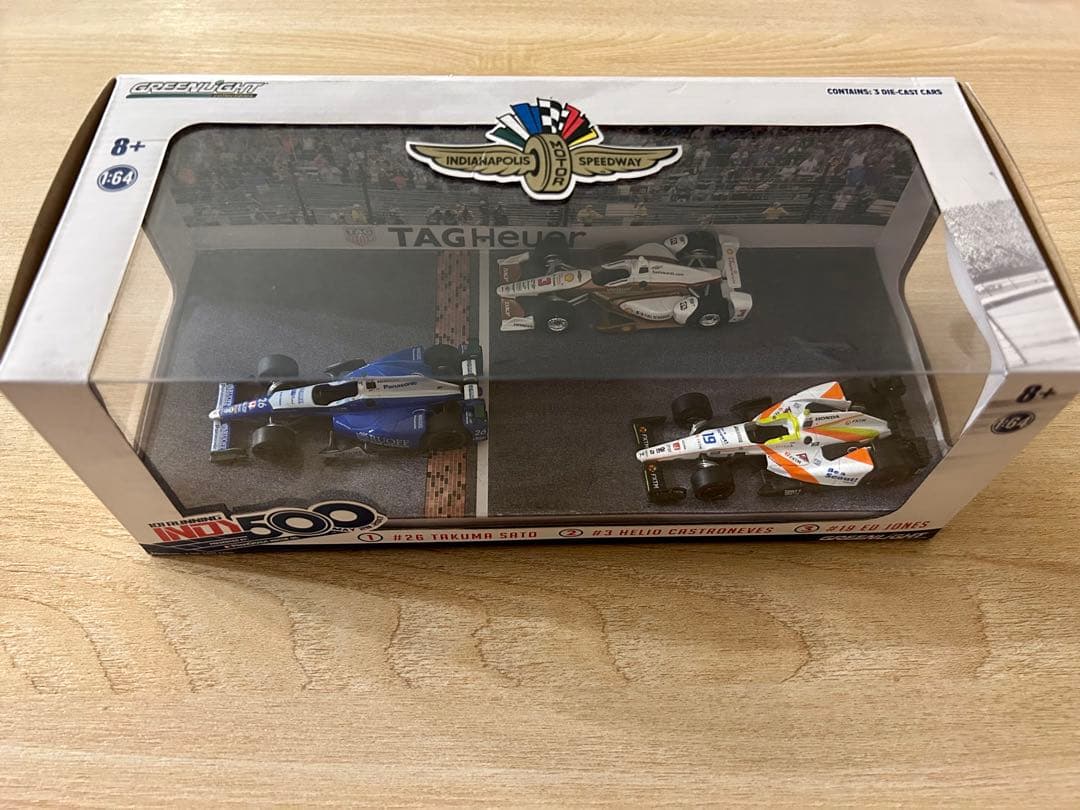 グリーンライト インディ500 ジオラマ　ミニカーセット　1/64 GREENLIGHT(グリーンライト)2020 Indy 500 Takuma Sato Winner(2020年